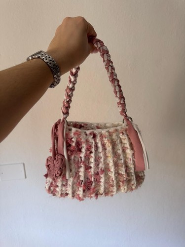 Borsa fatta mano uncinetto - a,