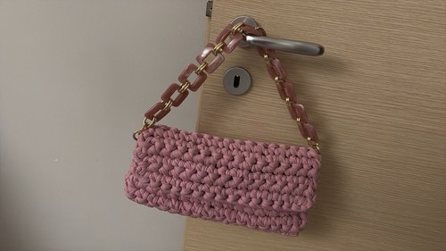 Borse fatte mano rosa - mano, rosa,