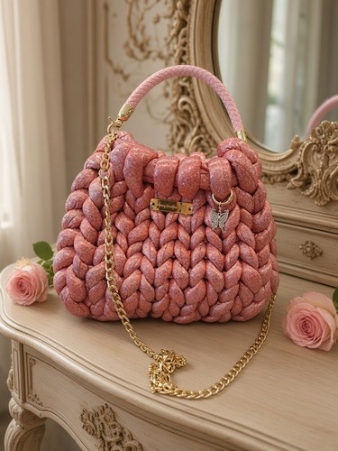 Borsa fatta mano con filato - borsa,