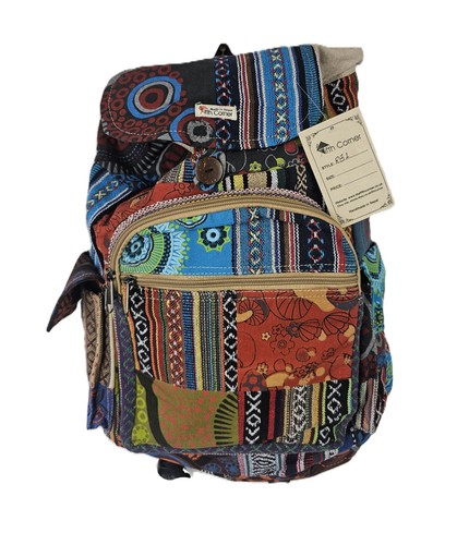 Zaino hippie fatto - , a
