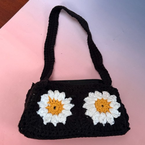 Borsa tracolla all uncinetto - tracolla, all'uncinetto