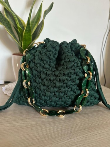 Borsa uncinetto fatta mano - borsa,