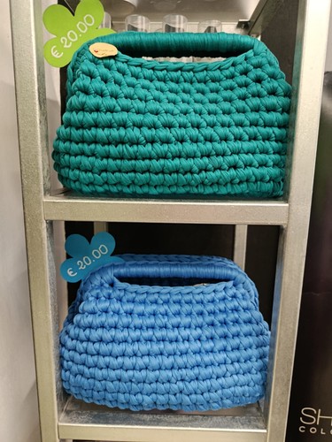 Borsa uncinetto fatta - fatta, a