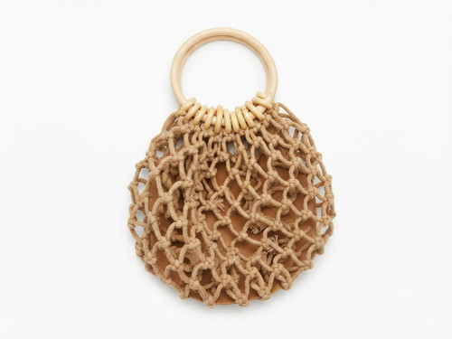 Borsa rete macramè - borsa,