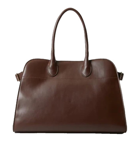 Borse tote pelle marrone - tote, in