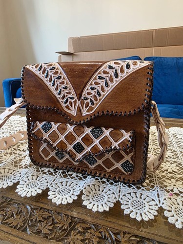 Borsa donna marrone - fatta, a
